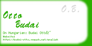 otto budai business card